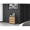 Top E Shop Komoda - Topeshop M3 Antracitas/Amatininkas