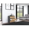 Top E Shop Komoda - Topeshop M3 Antracitas/Amatininkas