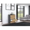 Top E Shop Komoda - Topeshop M4 Antracitas/Amatininkas