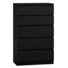 Top E Shop Baldai - Topeshop M5 Juoda Komoda