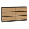 Top E Shop Komoda - Topeshop M6 140, Balta