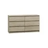 Top E Shop Baldų Komoda - Topeshop M6 140 Son 2x3