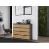 Top E Shop Komoda - Topeshop M8 120 ANT/ART KPL