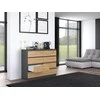 Top E Shop Komoda - Topeshop M8 120 ANT/ART KPL