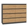 Top E Shop Komoda - Topeshop M8 120 ANT/ART KPL