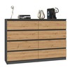 Top E Shop Topeshop M8 140 ANT/ART KPL komoda