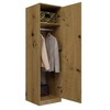 Top E Shop Miegamojo Spinta - Topeshop SD-50 Artisan KPL 5 Lentynų Ąžuolo Spinta