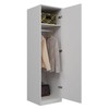 Top E Shop Miegamojo Spinta - Topeshop Sd-50 Biel Kpl, Balta