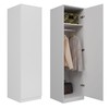 Top E Shop Miegamojo Spinta - Topeshop Sd-50 Biel Kpl, Balta