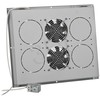 Vėdinimo skydo lentyna 19" TRITON stogo 2 ventiliatoriai RAC-CH-X03-X3