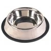 Trixie Dubenėlis metalinis 0.9l 17cm su guma