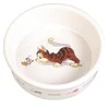 TRIXIE Dubenėlis, katė su pele, keramika, 0.2 l, ø 12 cm, baltas