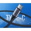 Nikeliu dengtas USB-C kabelis QC3.0 UGREEN 0.25m