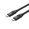 UNITEK C14100BK-0,8M kabelis USB-C 4.0 PD 100W 40Gbps 8K 0,8m