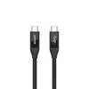 UNITEK C14100BK-0,8M kabelis USB-C 4.0 PD 100W 40Gbps 8K 0,8m