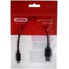 UNITEK CABLE USB-A – USB-C 3.1. 0,25 m Y-C490BK