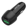Automobilinis Įkroviklis - Unitek P1400A 38W USB-A USB-C QC 3.0