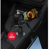 Automobilinis Įkroviklis - Unitek P1400A 38W USB-A USB-C QC 3.0