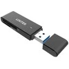 UNITEK Y-9327A kortelių skaitytuvas USB 3.2 Gen 1 (3.1 Gen 1) Type-A Juodas