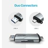 Unitek Skaitytuvas kart SD/Micro SD USB-A 5Gbps/USB-C