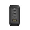 UNITEK CHARGER GaN 3x USB-C 1x USB-A QC 3.0 PD 100W Juodas