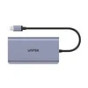 UNITEK D1019B HUB 8IN1 USB-C 3.1 maitinimo tiekimas 100 W