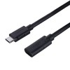 UNITEK C14086BK-1,5 m pratęsimo kabelis USB-C 4K 60HZ PD 20V/5A 1,5m