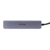 Unitek 7in1 USB-C adapteris pilkas korpusas