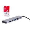 UNITEK H1118A HUB USB-C 7in1 PD 100W HDMI 4K ALU