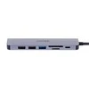 UNITEK H1118A HUB USB-C 7in1 PD 100W HDMI 4K ALU