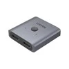 UNITEK V1127A Aliuminio HDMI 2.0 4K jungiklis 2-to-1 dvikryptis