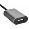 UNITEK Y-271 Unitek Cable USB 2.0 Active Extension, 5m, Alu., Y-271