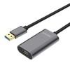 UNITEK Y-3004 Unitek Cable USB 3.0 Active Extension, 5m, Alu., Y-3004