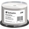 VERBATIM 43745 CD-R Verbatim 50vnt, 700MB, 52x, verpstė Baltas PLATUS SPAUSDINAMAS PAVIRŠIAUS