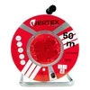 Prailginimo Kabelis - Vertex Pb50metal 50m 3000W IP44 Juodas