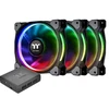 Fan Thermaltake Riing Plus 12 RGB 3- pack + Hub + 3 LED juostelės (CL-F076-PL12SW- A)