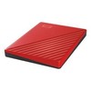 Išorinis kietasis diskas HDD Western Digital My Passport (4TB, USB 3.2) Raudona