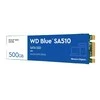 WD Mėlyna SA510 SSD 500GB M.2 2280 SATA III 6Gb/s vidinis, vienos pakuotės, maitinamas „SANDISK“