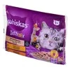 Drėgnas Kačių Maistas - Whiskas Tasty Mix Vištiena ir Daržovės, Aviena ir Kalakutiena 4 x 85g