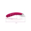 Mystim Sassy Simon Intimate Wave Vibrator Rožinė 27cm Dual Motor
