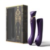 ZALO Queen PulseWave G-Spot Vibrator - Elegant Gold &amp; Swarovski Finish