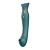 ZALO Queen PulseWave Intimate Device with Swarovski Accent - Gold Finish