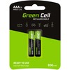 Green Cell Žalias Cell Įkraunama Baterija - Žalias Cell GR08 AAA NiMH 800mAh 2-vnt.