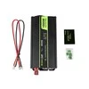 Green Cell Žalias Cell Inverteris 12V/230V 1000W/2000W Sinusinė išėjimo įtampa Žalias Cell