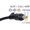 Nešiojamojo kompiuterio adapteris AKYGA Dedicated AK-ND-09 HP 18.5V/3.54A 65W 4.8x1.7 mm