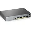 Zyxel GS1350-12HP-EU0101F tinklo komutatorius valdomas L2 Gigabit Ethernet (10/100/1000) Power over Ethernet (PoE) pilkas