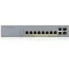 Zyxel GS1350-12HP-EU0101F tinklo komutatorius valdomas L2 Gigabit Ethernet (10/100/1000) Power over Ethernet (PoE) pilkas