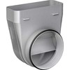 Bosch DZZ1WW1X1 Adapteris duct, ⌀ 150 mm, 90 °, round-flat