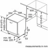 Bosch SMV41D10EU Serija 4, Visiškai integruota indaplovė, 60 cm