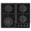 Gorenje | Kaitlentė | GTW641EB | Dujos ant stiklo | Degiklių / virimo zonų skaičius 4 | Sukamosios rankenėlės | Juodas